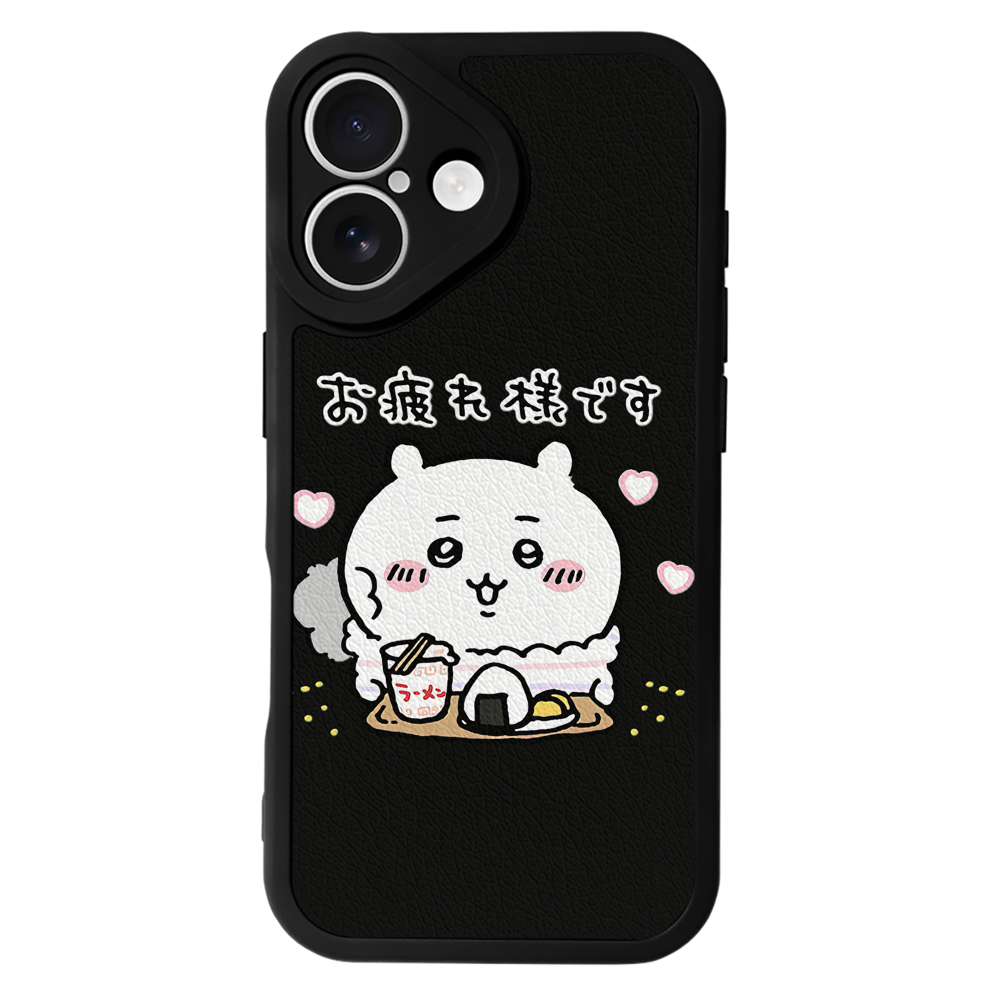 （画像用） ちいかわ ちいかわ Chii-kawa chiikawa 【iPhone 16シリーズ対応】シリコンスマホケース（レザー調） 材質：シリコン
